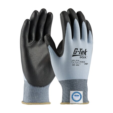 Pip Seamless Knit Dyneema Diamond Blended Glove w/Polyurethane Coated Flat Grip on Palm & Fingers, 12PK 19-D318/M